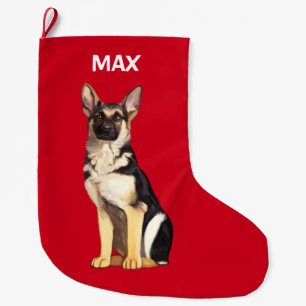 German Shepherd Dog, met kerstnaam Grote Kerstsok