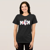 German Shepherd Dog Mom Tri-Blend Shirt (Voorkant volledig)