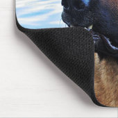 German Shepherd - Dog mouspad Muismat (Hoek)