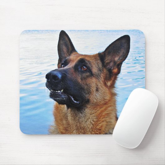 German Shepherd - Dog mouspad Muismat (Met muis)