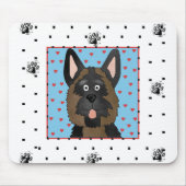 German Shepherd Dog Muismat (Voorkant)