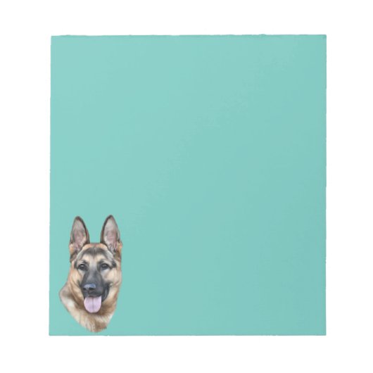 German Shepherd Dog Notitieblok (Voorkant)