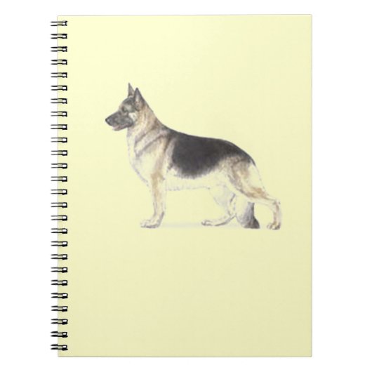 German Shepherd Dog Notitieboek (Voorkant)