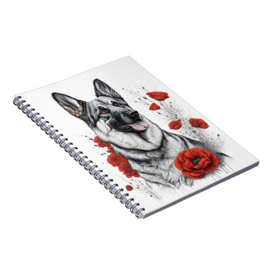 German Shepherd Dog Notitieboek (Rechterzijde)