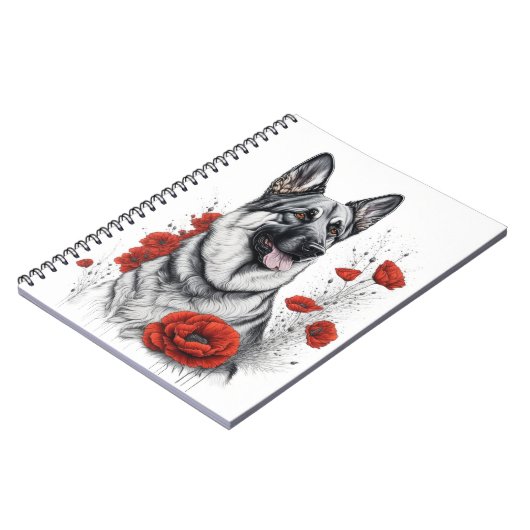German Shepherd Dog Notitieboek (Linkerzijde)