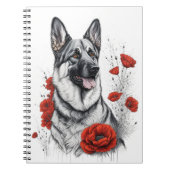 German Shepherd Dog Notitieboek (Voorkant)