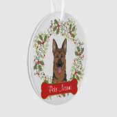 German Shepherd Dog Ornament (voorkant)