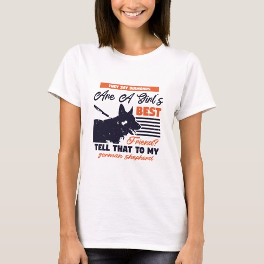 german shepherd dog owner gift t-shirt (Voorkant)