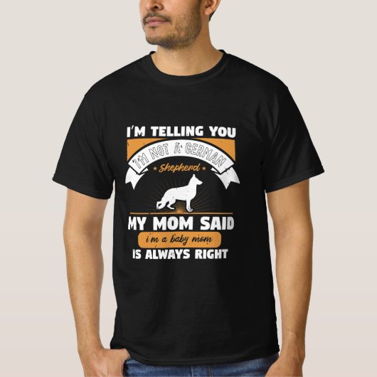 german shepherd dog owner gift t-shirt (Voorkant)