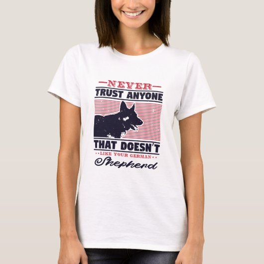 german shepherd dog owner gift t-shirt (Voorkant)