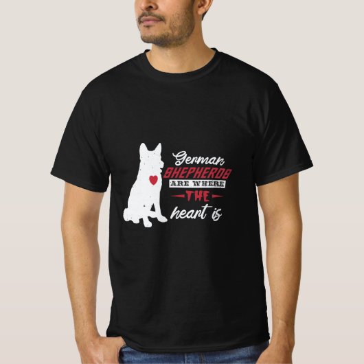 german shepherd dog owner gift t-shirt (Voorkant)