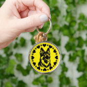 German Shepherd Dog Owner Sleutelhanger (Hand)