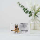 German Shepherd Dog Pain Visitekaartje (Staand voorkant)