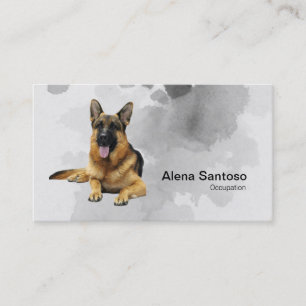German Shepherd Dog Pain Visitekaartje