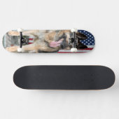 German Shepherd Dog Persoonlijk Skateboard (Horizontaal)