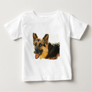 German Shepherd Dog Photo Baby Shirt