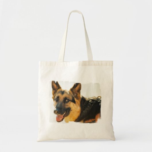 German Shepherd Dog Photo Small Canvas Bag Tote Bag (Voorkant)