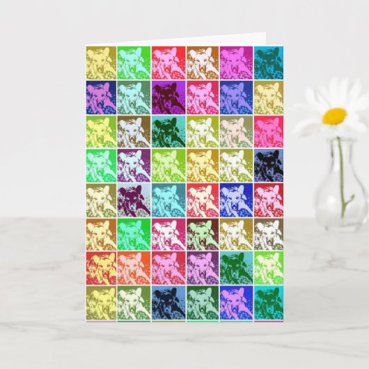 German Shepherd Dog Pop Art All Of Us Verjaardag Kaart (Kleine Plant)