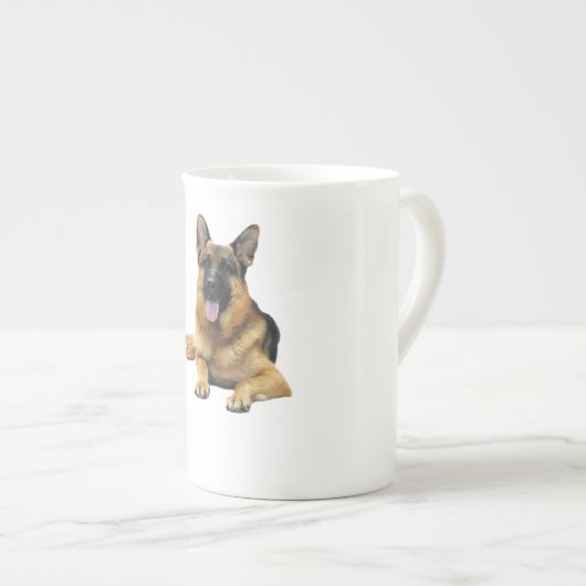 German Shepherd Dog Porselein Kop (Voorkant rechts)