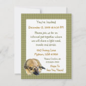 German Shepherd Dog Puppy Kaart (Achterkant)