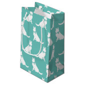 German Shepherd Dog Puppy Klein Cadeauzakje (Achterkant Gekanteld)