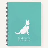 German Shepherd Dog Puppy Notitieboek (Voorkant)