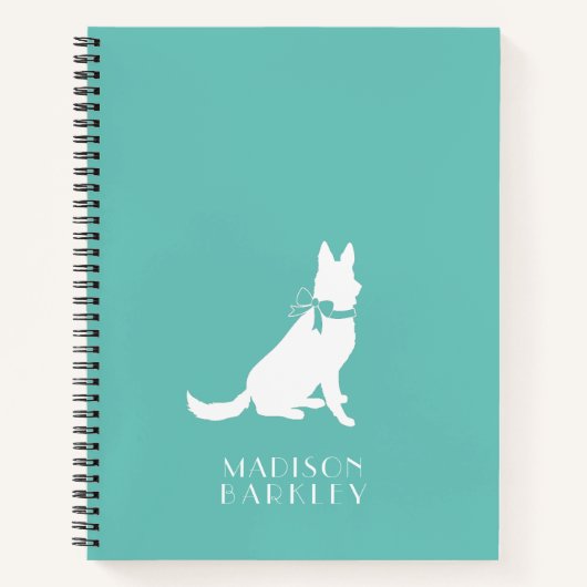 German Shepherd Dog Puppy Notitieboek (Voorkant)