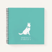 German Shepherd Dog Puppy Notitieboek (Voorkant)