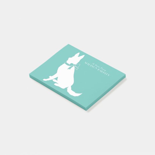 German Shepherd Dog Puppy Post-it® Notes (Schuin)