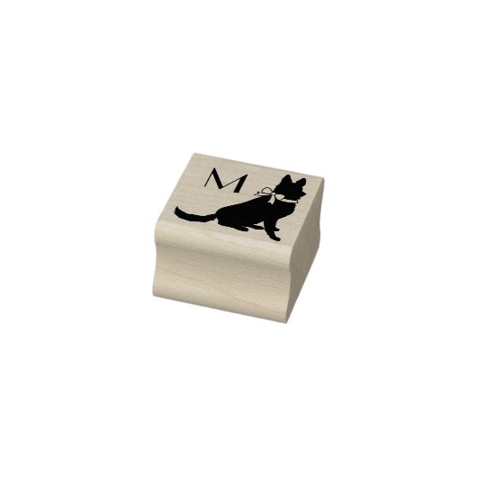 German Shepherd Dog Puppy Rubberstempel (Stempel)