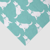 German Shepherd Dog Puppy Tissuepapier (Detail)