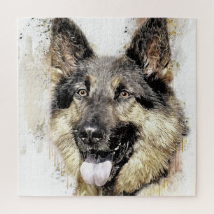 German Shepherd Dog Puzzle Legpuzzel