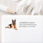 German Shepherd Dog Return Label (Insitu)