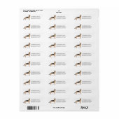 German Shepherd Dog Return Label (Full Sheet)