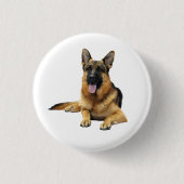German Shepherd Dog Ronde Button 3,2 Cm (Voorkant)