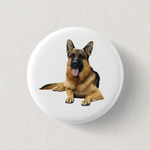 German Shepherd Dog Ronde Button 3,2 Cm