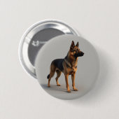 German Shepherd Dog Ronde Button 5,7 Cm (Voorkant /achterkant)