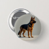German Shepherd Dog Ronde Button 5,7 Cm (Voorkant /achterkant)