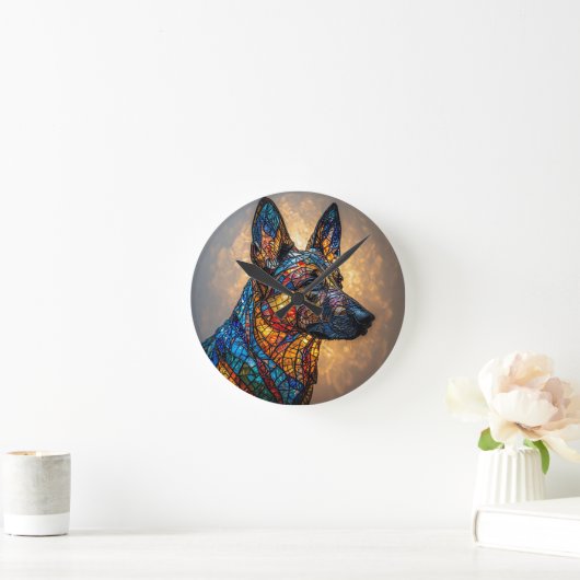 German Shepherd Dog Ronde Klok (Huis)