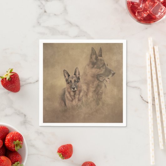 German Shepherd Dog Servet (Insitu)