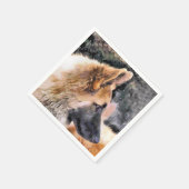 GERMAN SHEPHERD DOG SERVETTEN (Hoek)