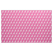 German Shepherd Dog Silhouette Pet Pink Stof (Fat Quarter)