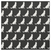 German Shepherd Dog Silhouette Pet Stof (Swatch)