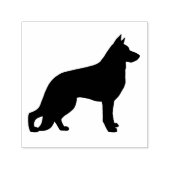 German Shepherd Dog Silhouette Zelfinktende Stempel (Design)