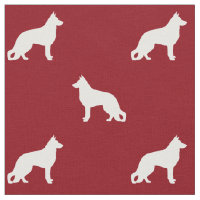German Shepherd Dog Silhouettes GSD Pattern
