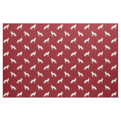 German Shepherd Dog Silhouettes GSD Pattern Stof (Fat Quarter)