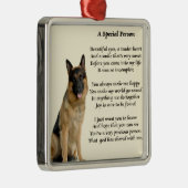 German Shepherd Dog - Special Persgeem Metalen Ornament (Rechts)