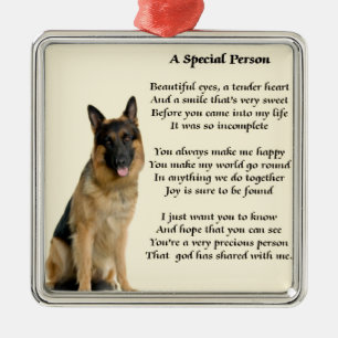 German Shepherd Dog - Special Persgeem Metalen Ornament