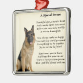 German Shepherd Dog - Special Persgeem Metalen Ornament (Links)