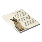 German Shepherd Dog - Special Persgeem Notitieblok (Schuin)